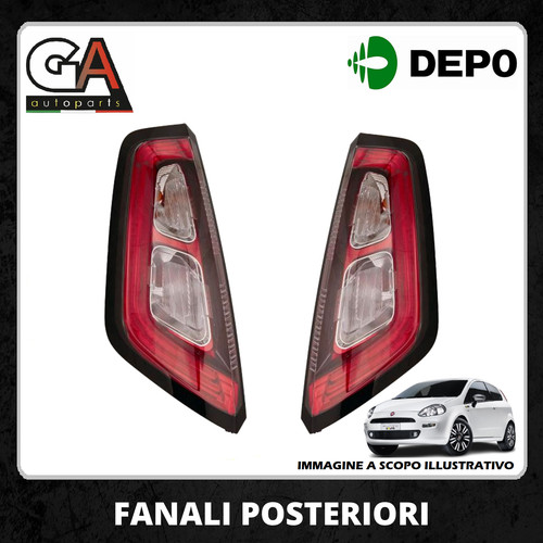 Coppia fari fanali posteriore