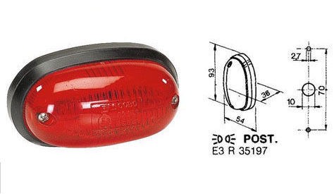 Fanale fanalino luce - fanale,