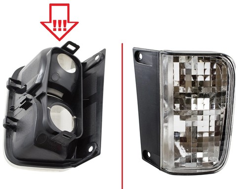 Fanale luce retromarcia destra - fanale,